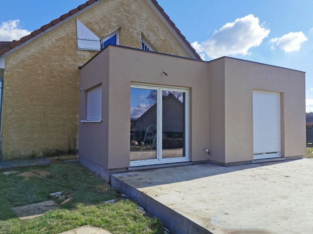 temoignage extension de maison ossature bois alsace terminée