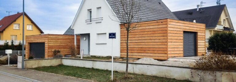 Extension garage et salle de ciné loisirs