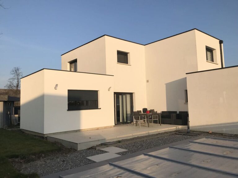 Extension « design » et moderne du salon et de la cuisine